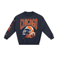 Image 6 of Chicago Football Retro Original Design Crewneck Windy City