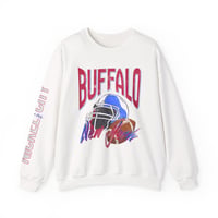 Image 7 of Buffalo Football Retro Original Design Crewneck Nickel City