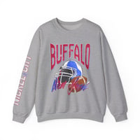Image 9 of Buffalo Football Retro Original Design Crewneck Nickel City