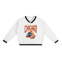 Image 6 of Chicago Football Vintage Varsity 100% Cotton Sweater Windy City
