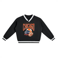 Image 7 of Chicago Football Vintage Varsity 100% Cotton Sweater Windy City