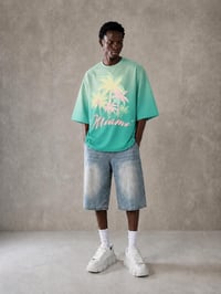 Image 1 of Retro Miami Vice 90s Sun Fade Tee