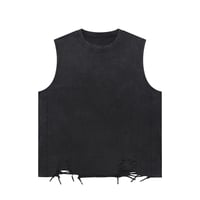 Image 6 of Miami Vice Washed Raw-Hem Tank Top