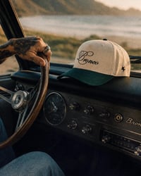 Image 1 of Retro Bronco Hat, Cotton with Adjustable Snap Closure