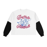 Image 3 of Buffalo Football 1960 Vintage Layered Long Sleeve Shirt