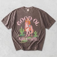 Image 2 of Good Ol Girls Club Shirt, Vintage Desert Tee with Hand Drawn Design