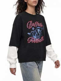 Image 4 of Buffalo Football 1960 Vintage Layered Long Sleeve Shirt