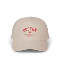 Image 3 of Boston Baseball Cap, Custom Cotton Cap with Adjustable Strap
