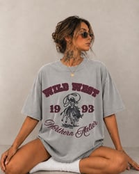 Image 4 of Wild West Shirt, Vintage Cowboy Tee with Original Design