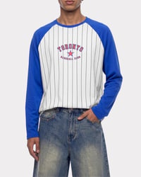 Image 2 of Vintage Toronto Baseball Club Pinstripe Raglan Shirt