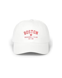 Image 4 of Boston Baseball Cap, Custom Cotton Cap with Adjustable Strap