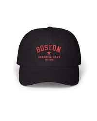 Image 5 of Boston Baseball Cap, Custom Cotton Cap with Adjustable Strap