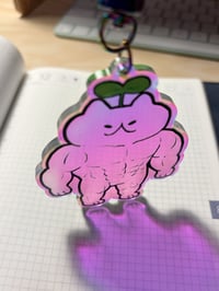 Image 3 of Buff Maru Rainbow keychain 
