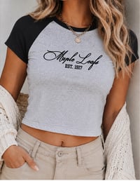 Image 1 of Toronto Maple Leafs Two Tone Crop Top