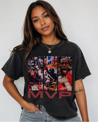 Image 1 of Kawhi Leonard MVP Toronto Basketball Buzzer Beater Shirt