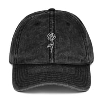 Image 1 of Vintage Cotton Rose Cap