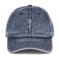 Image 2 of Vintage Cotton Rose Cap