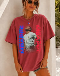 Image 6 of Kylian Mbappe Shirt, Vintage France Football Tee with Allez Les Bleus Design