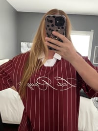 Image 4 of Pinstripe Canada Soccer "Les Rouges"  Jersey