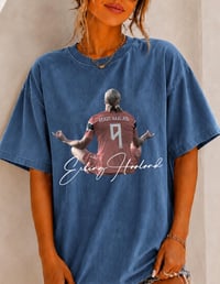 Image 8 of Vintage Erling Haaland Shirt Lotus Celebration Norway