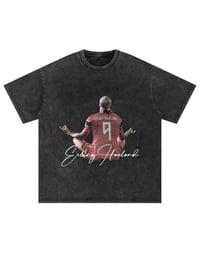 Image 9 of Vintage Erling Haaland Shirt Lotus Celebration Norway