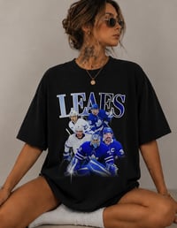 Image 6 of Toronto Maple Leafs Vintage Y2k Graphic Tee Bobrovsky Tavares Matthews Knies Nylander