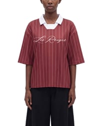 Image 7 of Pinstripe Canada Soccer "Les Rouges"  Jersey