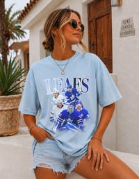 Image 10 of Toronto Maple Leafs Vintage Y2k Graphic Tee Bobrovsky Tavares Matthews Knies Nylander