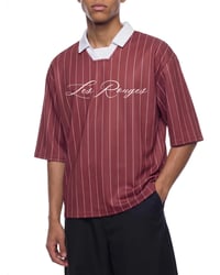 Image 9 of Pinstripe Canada Soccer "Les Rouges"  Jersey