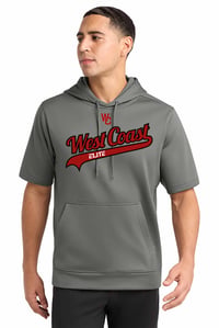 West Coast Elite Short Sleeve Drive Fit Hoodie - Grey