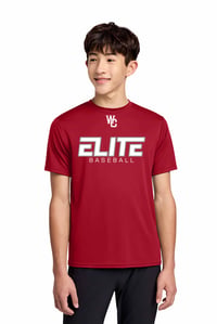 West Coast Elite Baseball Dri Fit Shirt ELITE - Cardinal Red