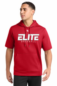 West Coast Elite Baseball Short Sleeve Dri Fit Hoodie - Cardinal Red