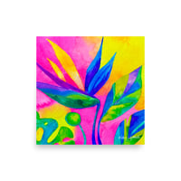 Image 1 of Neon Bird of Paradise Print