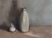 Image of Nature morte à l'ail et à la bouteille