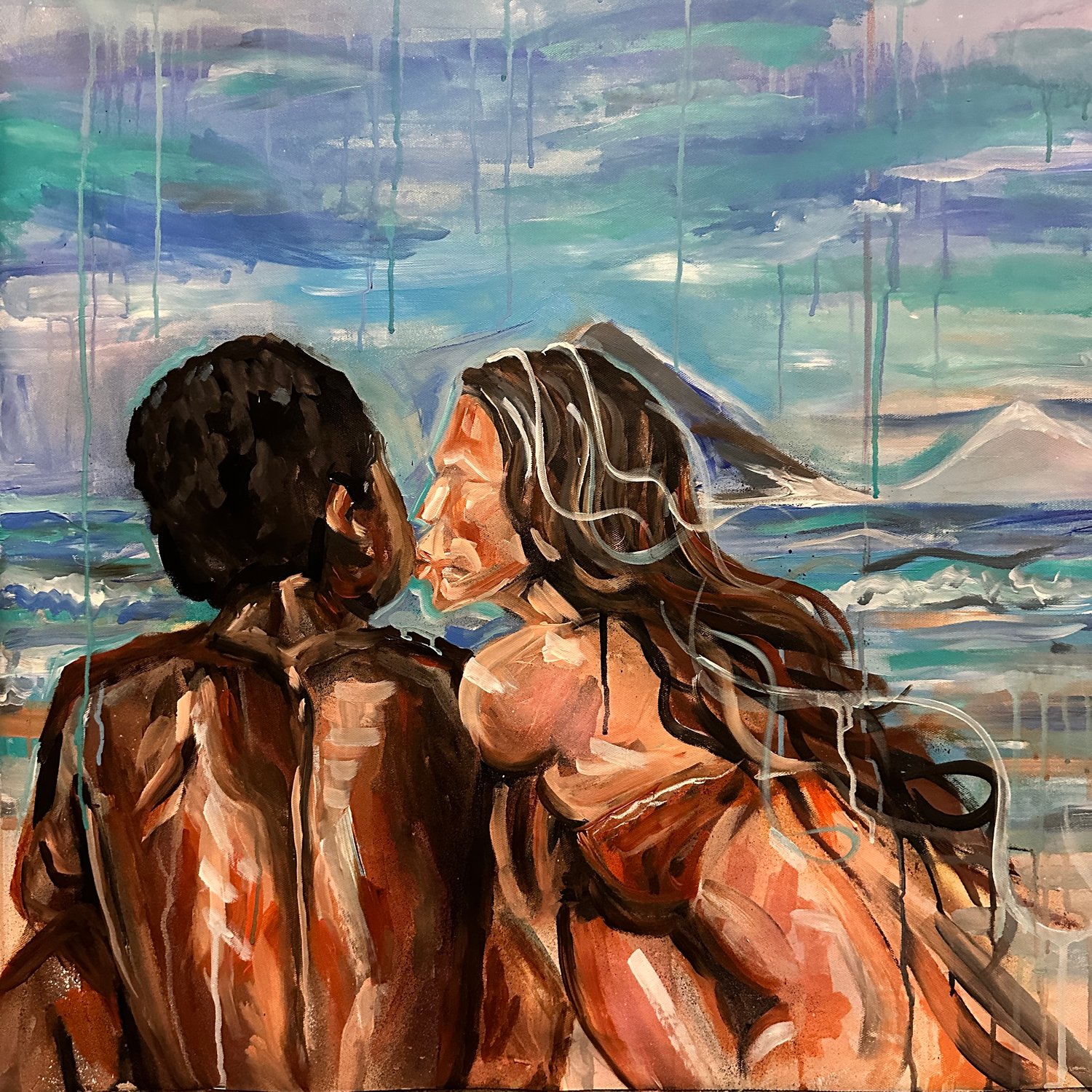 CITY OF GOD ORIGINAL PAINTING - 30x30"