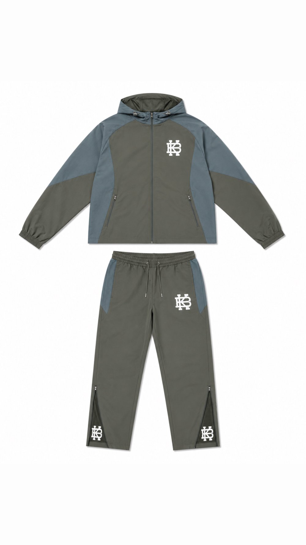 Image of BK TECH TRACKSUIT - OLIVE / SAGE GREEN