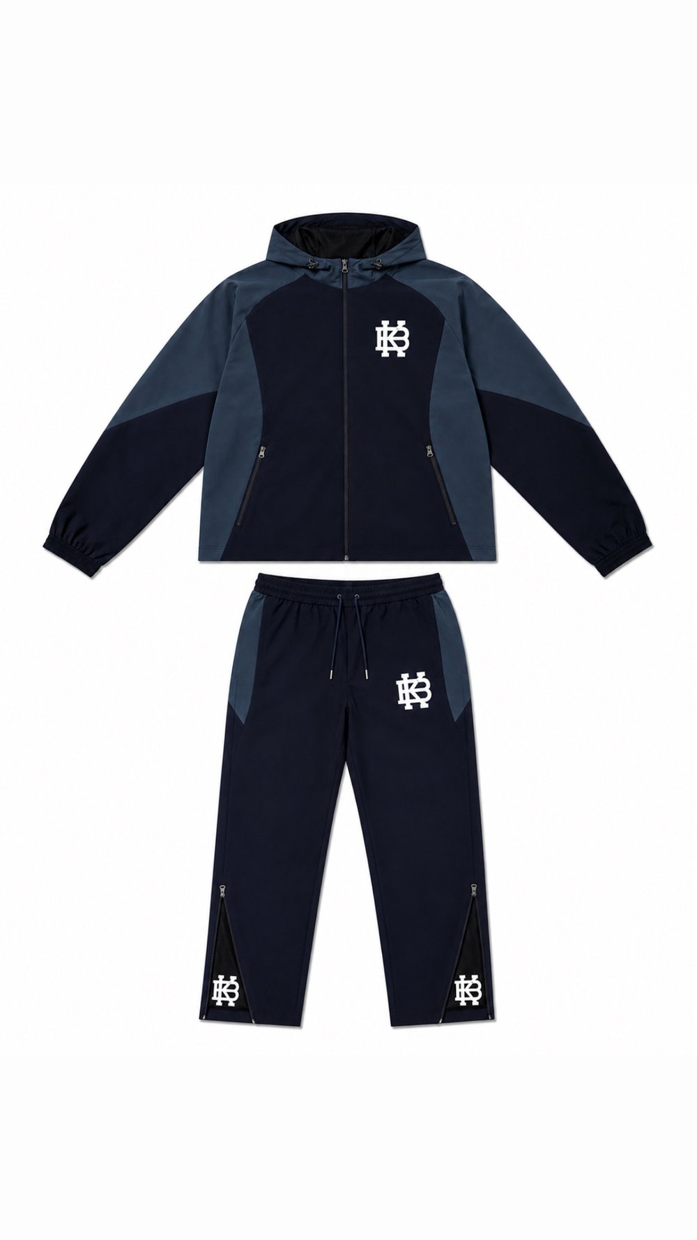 Image of BK TECH TRACKSUIT - NAVY / SLATE BLUE 