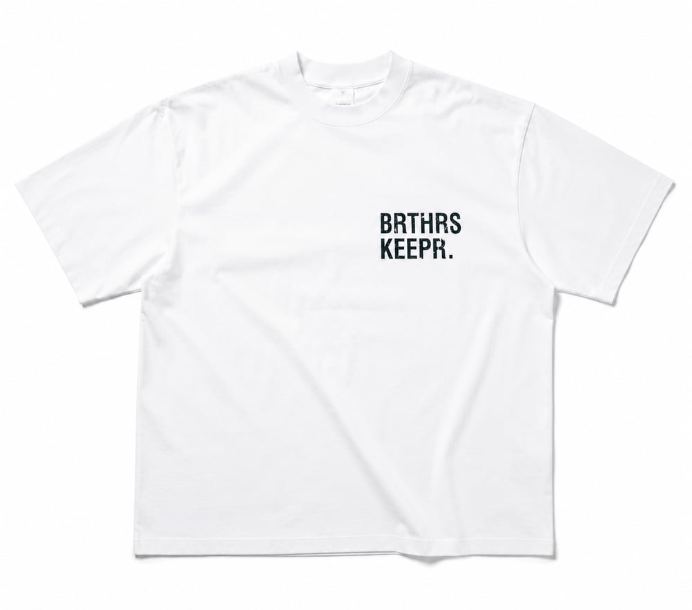Image of BRTHRS KEEPR T-SHIRT - WHITE
