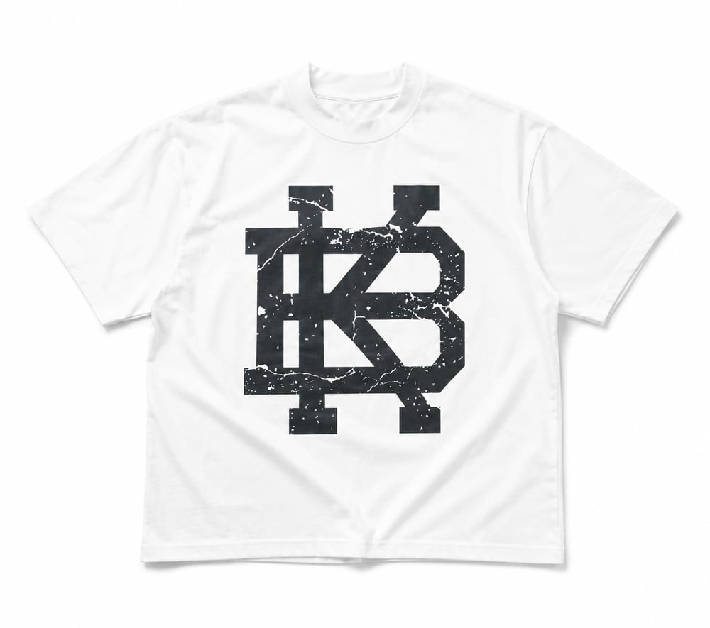 Image of BK EMBLEM T-SHIRT - WHITE