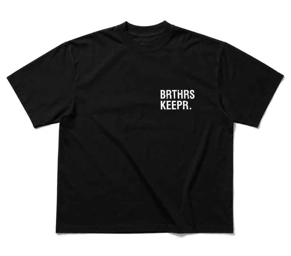 Image of BRTHRS KEEPR T-SHIRT - BLACK