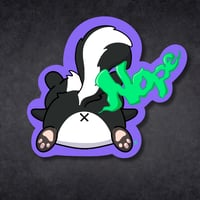 Skunk Nope Sticker