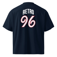 Image 2 of Boy Retro - ‘Olympic Basketball’ 30th Anniversary Heavyweight T-Shirt (Navy)