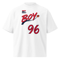 Image 1 of Boy Retro - ‘Olympic Basketball’ 30th Anniversary Heavyweight T-shirt (White)