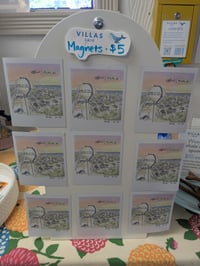 Image 2 of Polaroid-Style Magnet - Villas, NJ "Home of the Best Potato Salad" Water Tower