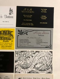 Image 3 of Vintage tattoo business cards 