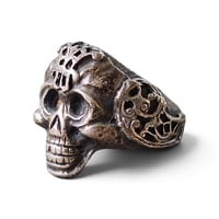 Image 2 of Vintage Ornate Skull Ring, c. 1950s