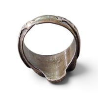 Image 7 of Vintage Ornate Skull Ring, c. 1950s