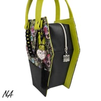 Image 3 of Zombie Coffin Tote Bag