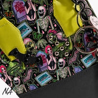 Image 6 of Zombie Coffin Tote Bag
