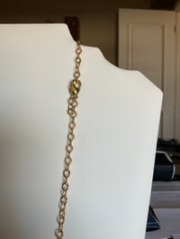 Image 3 of Gold chain with two tiny beads